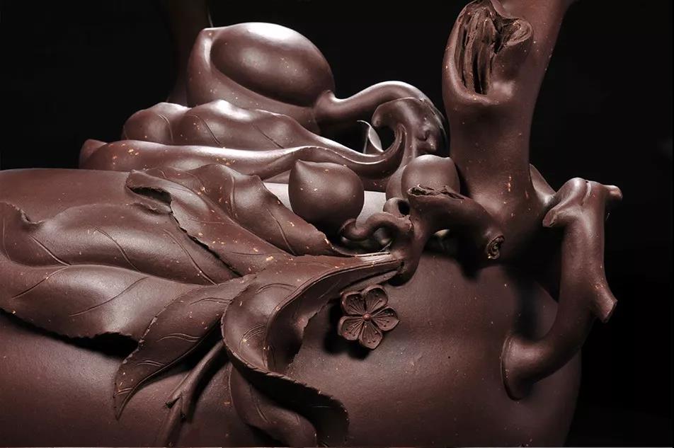 10種最美花器提梁壺，精美別致雕花紫砂壺!