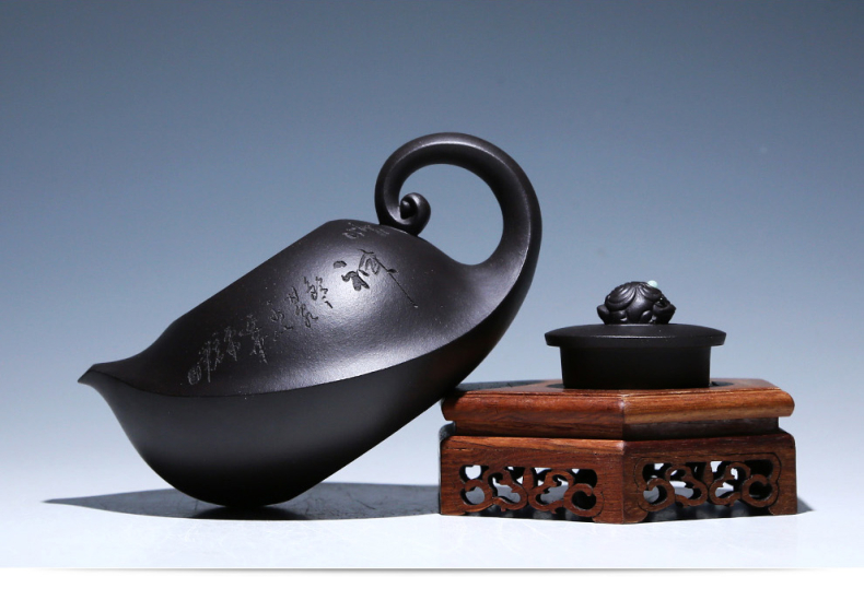 創(chuàng)意別致紫砂壺，個(gè)性手工美型外觀紫砂壺