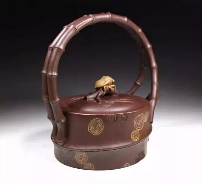 10種最美花器提梁壺，精美別致雕花紫砂壺!