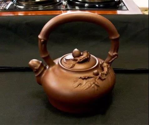 10種最美花器提梁壺，精美別致雕花紫砂壺!