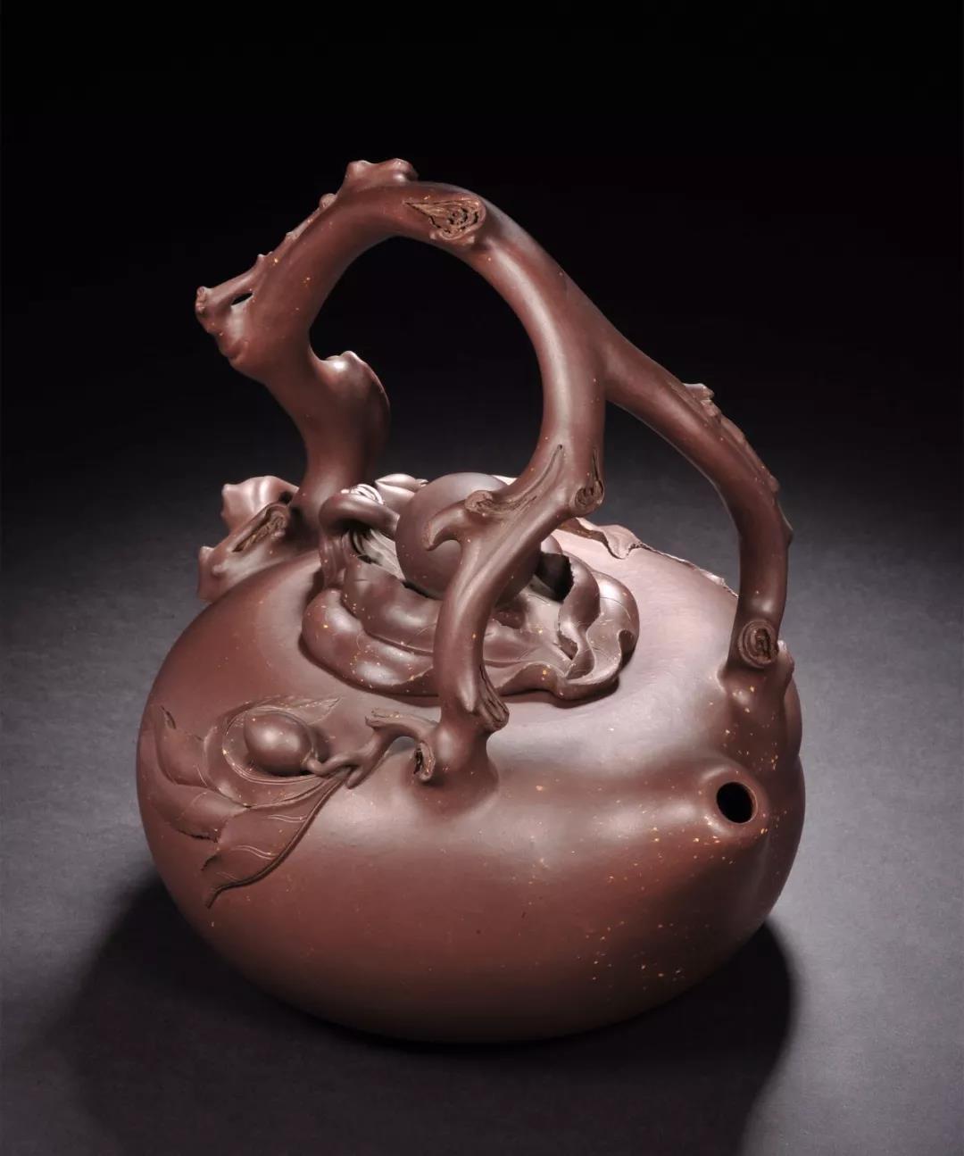 10種最美花器提梁壺，精美別致雕花紫砂壺!